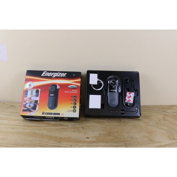 New Energizer Connect 1080p Smart Video Doorbell EOD1-1002-SIL Open Box - Picture 1 of 5